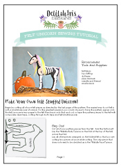DIY Skeleton Unicorn Kit